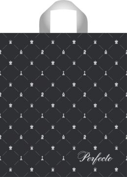 Пакет с петлевой ручкой (31х35)-95 Перфекто Шахматы Тико 25/300