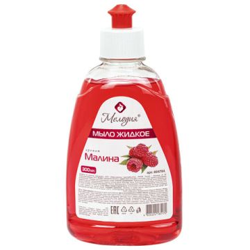 Мыло жидкое 300мл пуш-пул Малина МЕЛОДИЯ 1/24