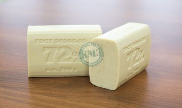 Мыло хозяйственное 200гр 72% Калужский МЗ БЕЛОЕ Экстра 1/60