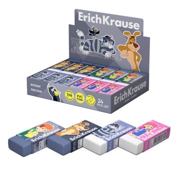 Ластик 51х21х11мм Простоквашино ErichKrause 1/24/1200