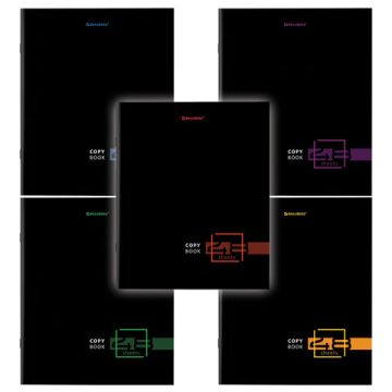 Тетрадь 48л А5 линия скоба Dark BRAUBERG 1/10/100 