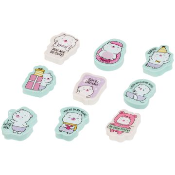 Ластик 40х30х13мм фигурный термопластичная резина MESHU Cute 1/27