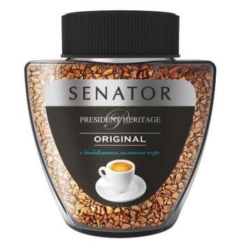 Продукты, Кофе растворимый Senator Original  85 г стекло 1/1