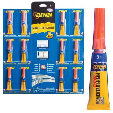 Суперклей 3гр Секунда мультикарта 12/288