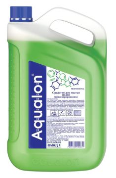 Средство жидкое 5л для мытья пола и стен концентрат AQUALON 1/4