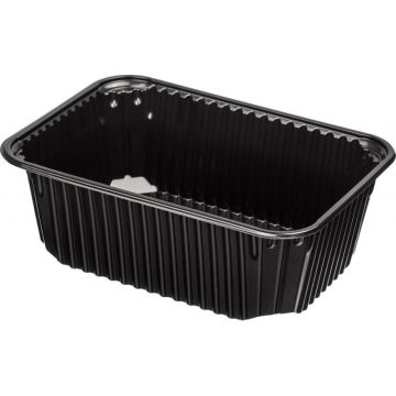 Контейнер ПП 1000мл (186х132) черный UPAX-UNITY (крышка 426485) 100/500