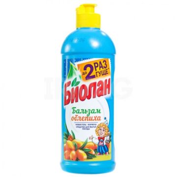 Средство жидкое для мытья посуды 450мл БИОЛАН Бальзам Облепиха 1/20