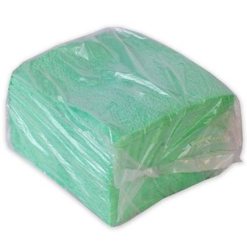 Салфетки (24х24) (100) зеленые 1/42