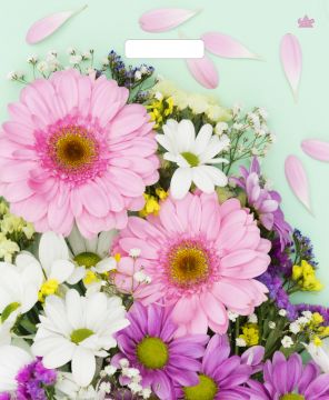 Пакет с вырубной ручкой (38х45)-60 Нежные герберы Тико 50/500 