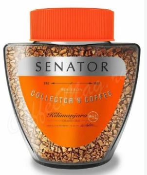Продукты, Кофе растворимый Senator Kilimanjaro  85 г стекло 1/1