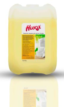 Средство жидкое для мытья посуды 5л НИКА 1/4
