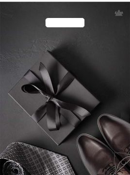 Пакет с вырубной ручкой (31х40)-60 Мужской фасон ламинат Тико 50/500