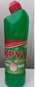 Средство жидкое 800мл Крут для растворения загрязнений стоков канализационных труб ФБХ 1/16
