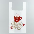 Пакет Майка ПНД (26+14)х48-12 белый Тепла и Уюта ЭТ 100/2000