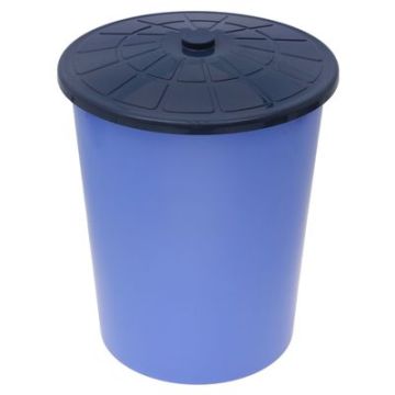 Бак универсальный с крышкой 75л синий 