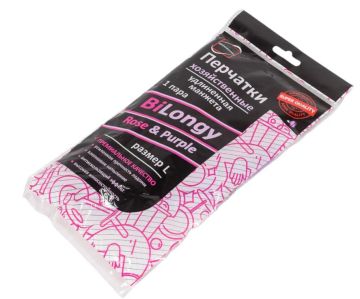 Резиновые перчатки с х/б напыл латекс хозяйств с удлин манжетой 35см разм L 80гр КП 1/12/120