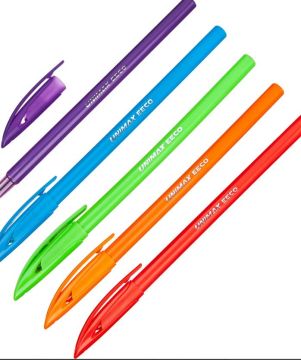 Ручка шариковая масляная синяя 0,7мм Unimax EECO 1/50/500