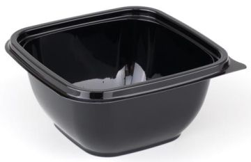 Контейнер ПЭТ 500мл (126х126х60) СпК-1212 Кубик черный ПолиЭр 50/500