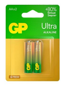Элемент питания GP Ultra G-Tech AA (LR6 15А) 2шт алкалин пальчик 1/10/40