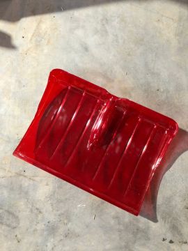 Лопата снеговая 515х375мм из поликарбоната с алюминиевым черенком V-ручка 1/1