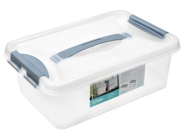 Контейнер для хранения 6л Клик с защелками 1/11