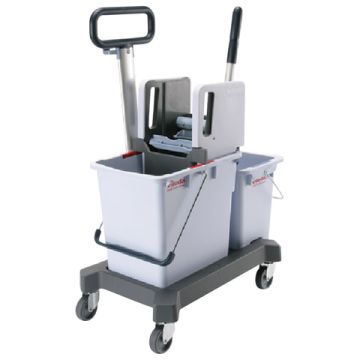 Тележка уборочная VILEDA 2-съемных ведра 25л+8л вертикальн. отжим