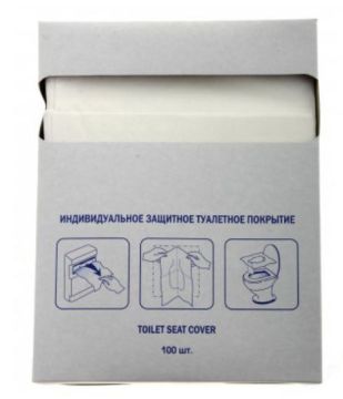 Покрытия на унитаз 1/2 сложения 250шт Терес 1/10 