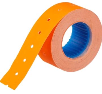 Этикет-лента (21,5х12) МНК оранжевая 700шт/рул/д/пистолета 10/270