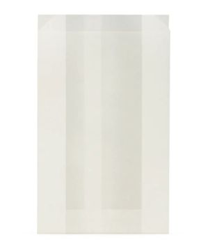 Пакет бумажный белый 250х140+60 жиростойкий 100/2500