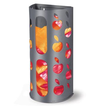 Контейнер-держатель для пакетов мешков бахил 37,5х16х13см LAIMA 1/25