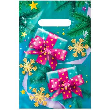 НГ Пакет с вырубной ручкой (20х30)-30 Феерия 100/2000