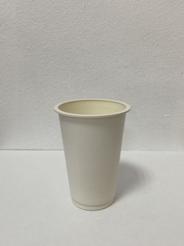 Стакан ЭКО 0,25л кукурузный крахмал бежевый 50/2300/