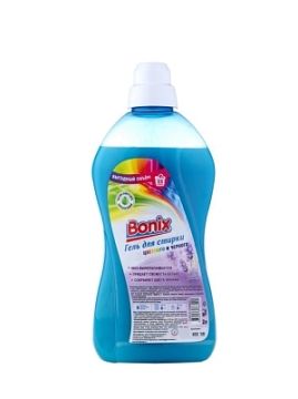 Средство жидкое 2л гель для стирки для цветного и черного Bonix Италмас 1/9
