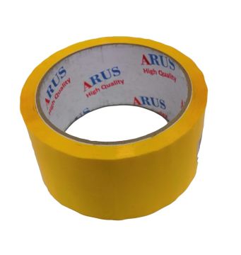 Клейкая лента цветная (48х57) желтая ARUS (АРУС) 6/36 