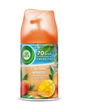Картридж аэрозольный AIRWICK (Эйрвик) 250мл Тропические фантазии Спелый манго 1/6 