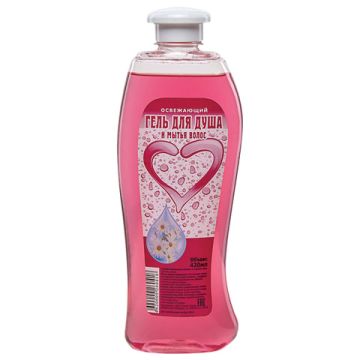 Гель для душа и мытья волос 420 мл Освежающий 1/20