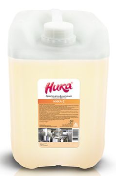 Средство жидкое 5л НИКА-2 моющее дезинфицирующее щелочное 1/4