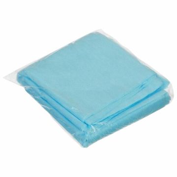 Простыни однораз. ГЕКСА нестер к-т 10шт 70х140 см, спанбонд ламинир. 40 г/м2 голубые 1/25