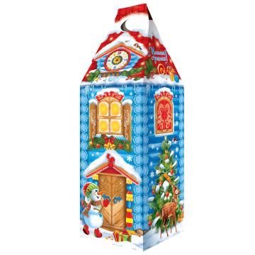 НГ Коробка до 1,6кг 125х125х360 Башня Зима 1/60