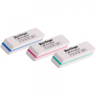 Ластик 50х19х9мм натуральный каучук скошенный Perfect Berlingo 1/40