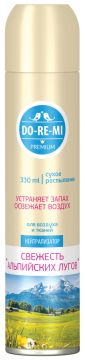 Освежитель Do-re-mi Premium 330мл сухое распыление Свежесть альпийских лугов Сибиар 1/12 