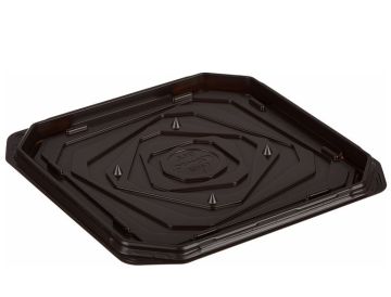 Емкость торт Т-017/1ДШ (225х225х15) дно корич. 360/360 