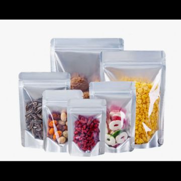 Пакет Дой-Пак Zip-Lock металлиз. 105х215 (35+35) №21 с прозр. стенкой 100/600 