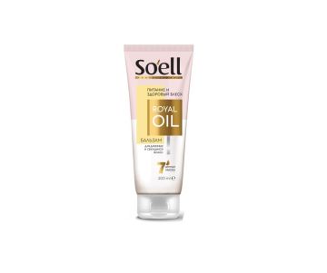 Бальзам-ополаскиватель для волос 400мл Soell питание и здоровый блеск OIL ROYAL 1/6
