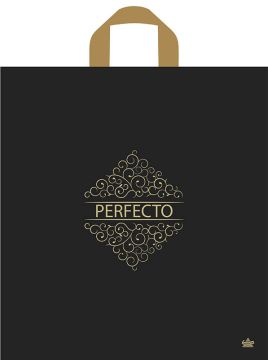 Пакет с петлевой ручкой (42х46)-95 Перфекто Матовый шик 25/300