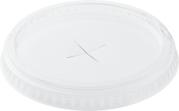 Крышка для стакана шейкер ПЭТ d-95 плоская с крест отвер. прозр голубая UPAX-UNITY 25/1000