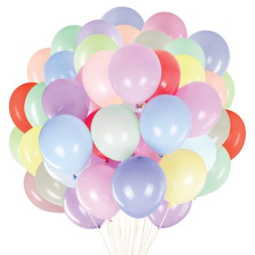 Воздушные шары 30см Макарунс ассорти BRAUBERG KIDS 100/100