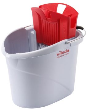 Ведро с отжимом 10л красное VILEDA УльтраСпид Мини 1/1