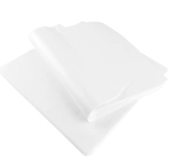 Бумага оберточная жиростойкая (390х390) белая 400/800