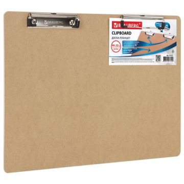 Доска-планшет с 2 прижимами А3 44х32см МДФ 3мм BRAUBERG ECO 1/24 